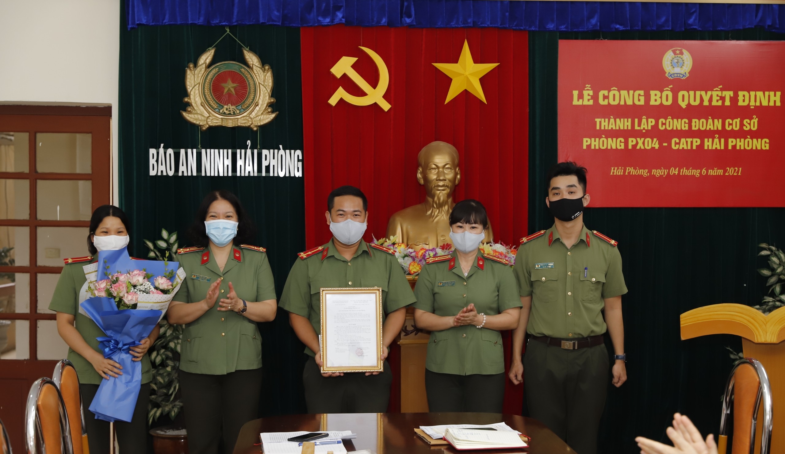 Báo an ninh Hải Phòng - CATP thành lập Công đoàn cơ sở